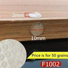 Load image into Gallery viewer, Cabinet Door Bumper of various size of silicone material for kitchen cabinet self-adhesive damper pad for door stopper
